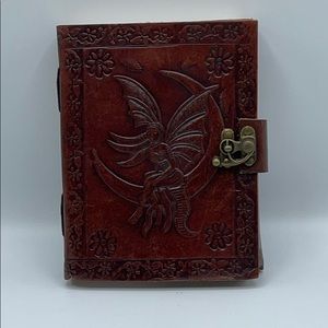 Handmade leather journal